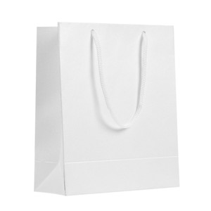 фото Пакет бумажный «Блеск», малый, белый