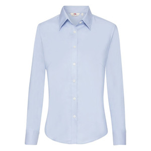 фото Рубашка женская LONG SLEEVE OXFORD SHIRT LADY-FIT 135