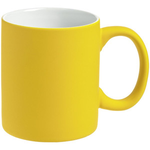 фото Кружка Sippy c покрытием софт-тач, желтая