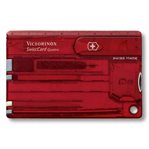 фото Набор инструментов SwissCard Quattro, красный