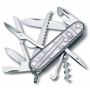 фото Офицерский нож Huntsman 91, прозрачный серебристый
