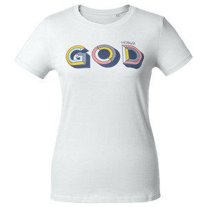 фото Футболка женская «Новый GOD», белая