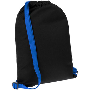 фото Рюкзак Nock, черный с синей стропой