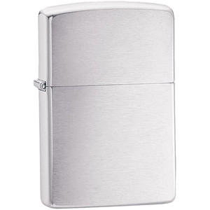 фото Зажигалка Zippo Armor Brushed, матовая серебристая