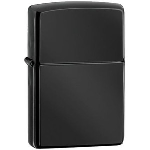 фото Зажигалка Zippo Classic Ebony, черная