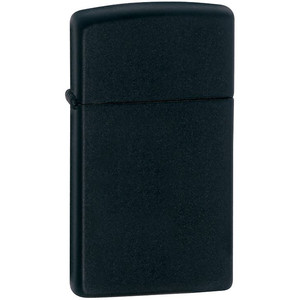 фото Зажигалка Zippo Slim Matt, матовая черная