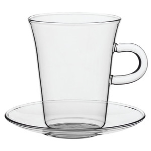 фото Чашка с блюдцем Glass Duo