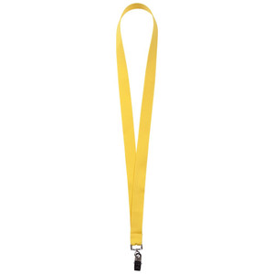 фото Лента для бейджа Neckband, желтая
