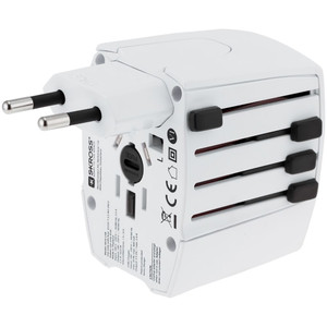 фото Зарядное устройство S-Kross MUV USB для путешествий, белое