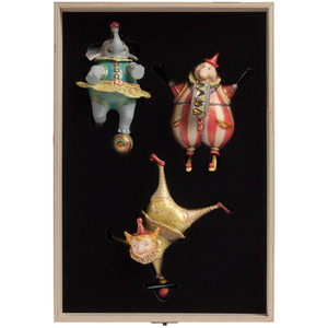 фото Набор из 3 елочных игрушек Circus Collection: барабанщик, акробат и слон