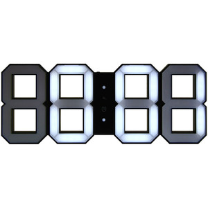 фото Часы настенные White & White Clock, черные